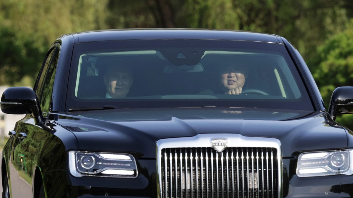 The car Putin gifted to Kim Jong-un was built with South Korean parts