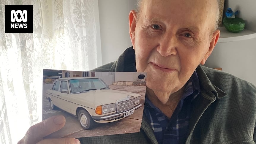 Thieves steal 94-year-old's 'pride and joy' 1977 vintage Mercedes from outside Port Lincoln home