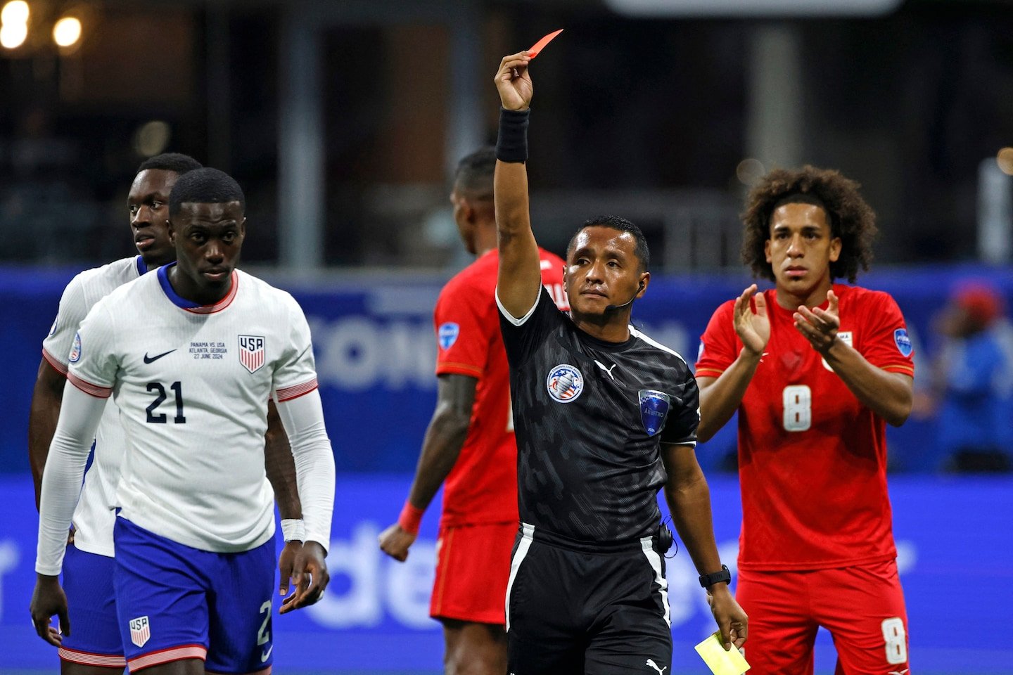 Tim Weah and the USMNT lose their cool, see red and fall to Panama