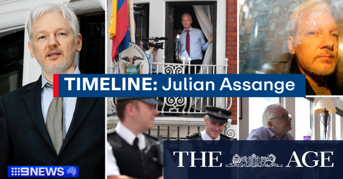 Timeline: Julian Assange's legal battle