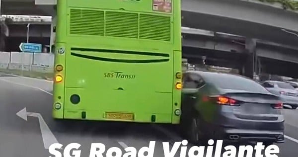  'Totally unnecessary': Video of SBS Transit bus and car colliding after refusing to give way sparks online debate 