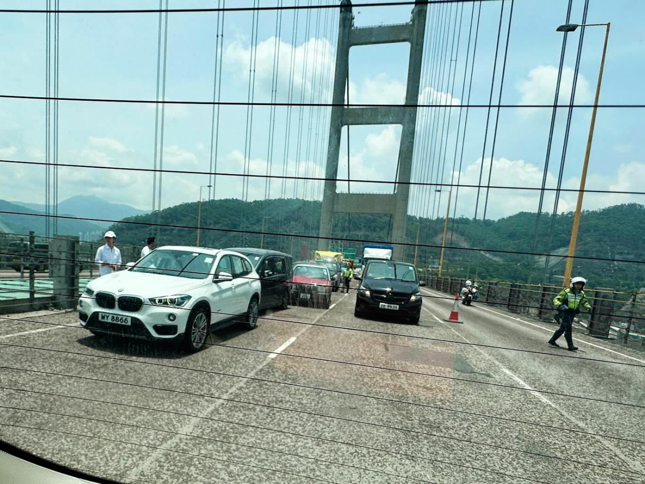 Tsing-Ma Bridge sees three accidents in one day