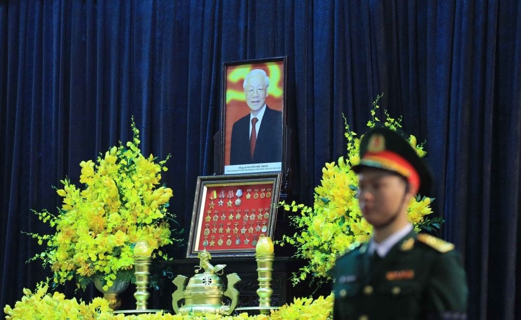 Vietnam Holds Days of Mourning for Late Communist Party Chief Nguyen Phu Trong