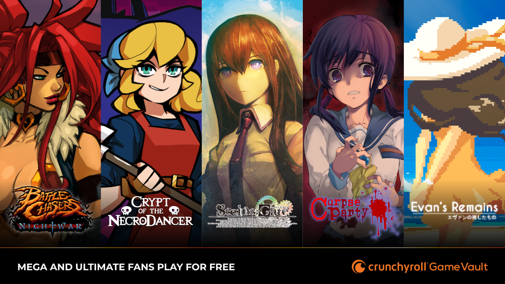 Crunchyroll adds 15 new games to its Vault this summer