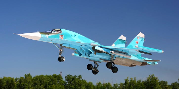 Russia's deadly Su-34 bombers are sitting ducks near Ukraine's border. But Ukraine can't attack without US approval.