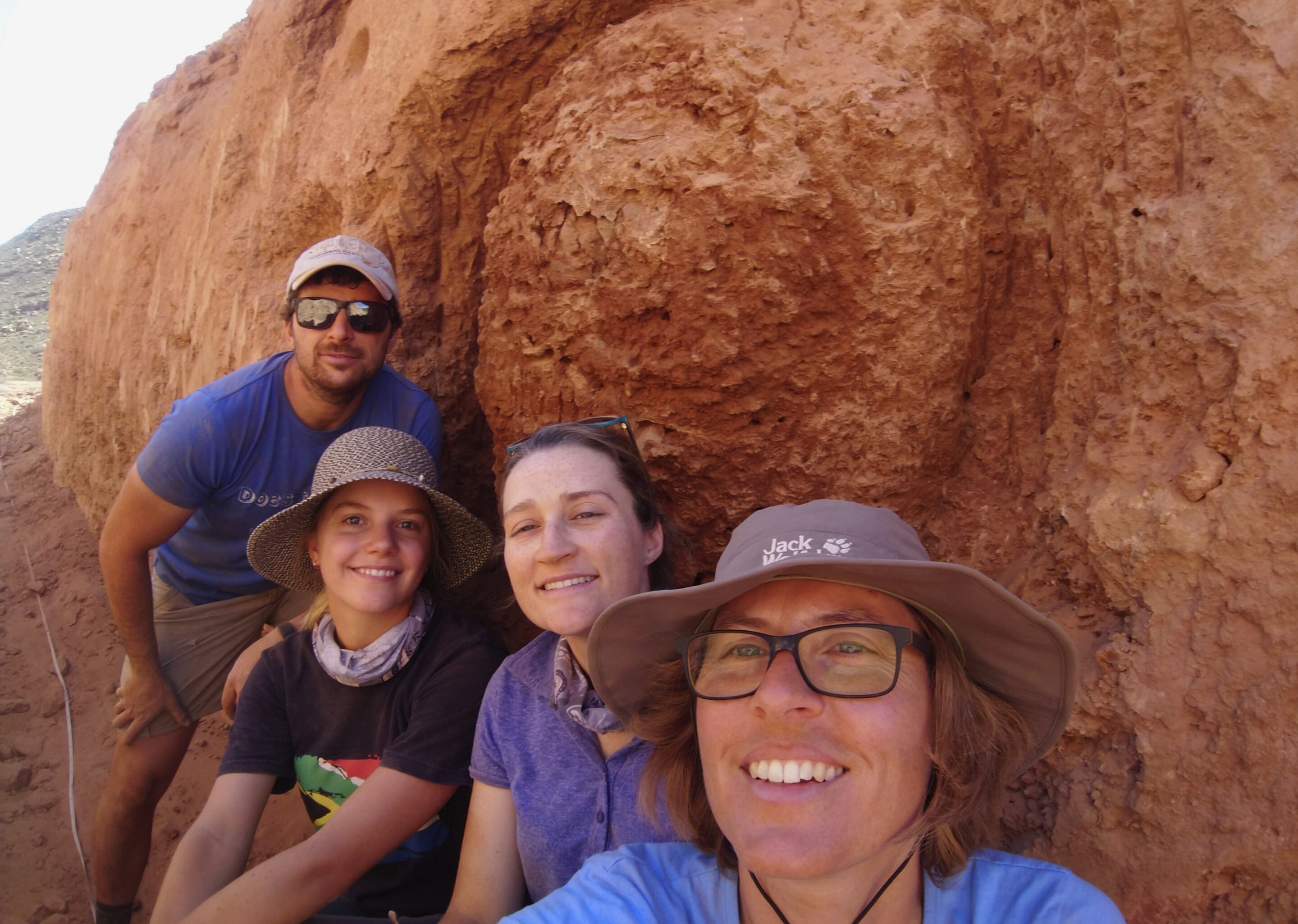 These oldest inhabited termite mounds have been active for 34,000 years