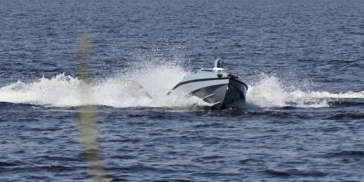 Sea drones could 'radically' change warfare, giving smaller navies a chance to 'flip the chessboard,' expert says