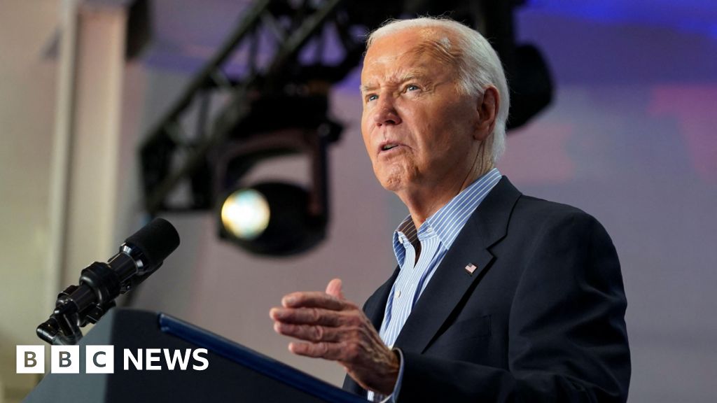 Biden vows to stay in race and beat Trump in defiant speech