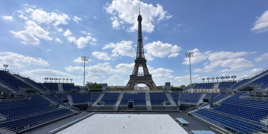 Photos show the incredible amenities of Olympic stadiums and events spaces in Paris