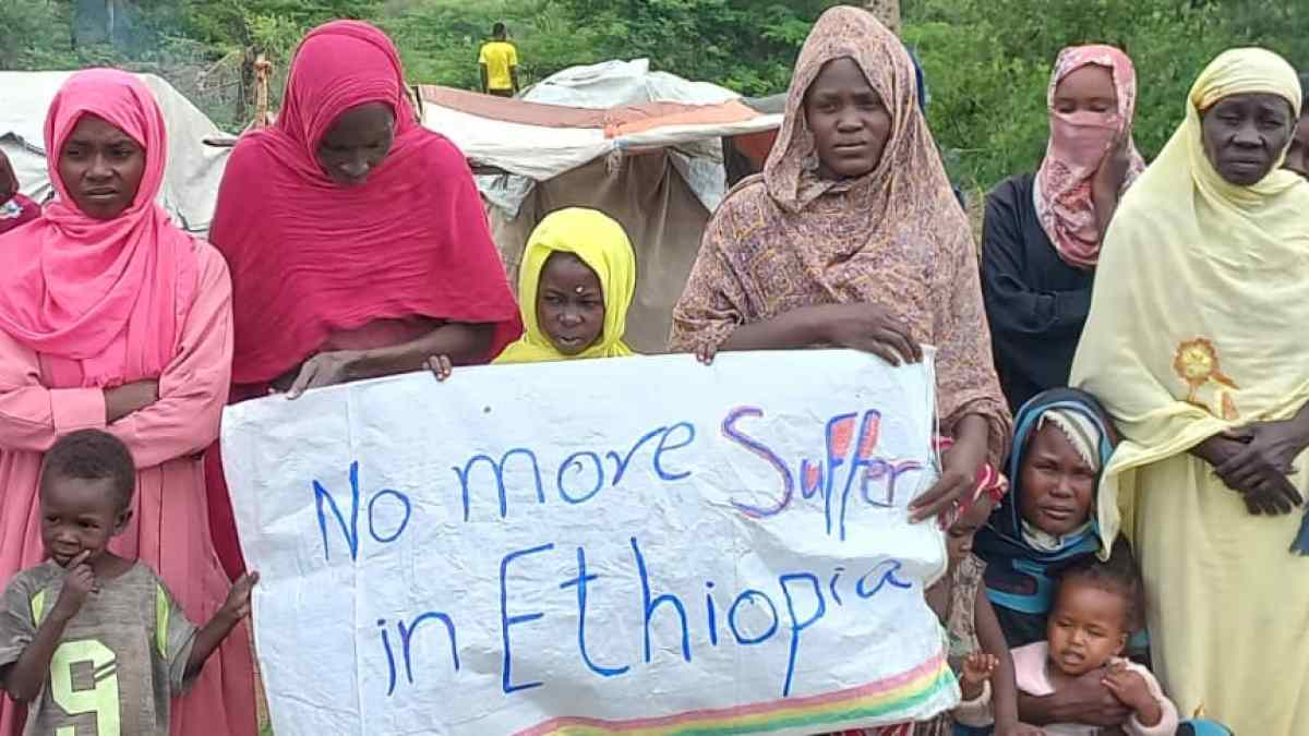 Sudanese refugees hiding in Ethiopian forest to escape bandits and militias