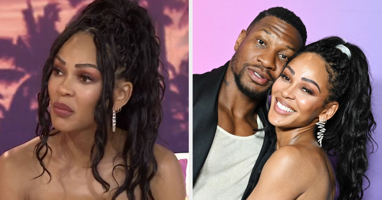 Meagan Good Defended Her Relationship With Jonathan Majors And Admitted That All Of Her Friends Initially Advised Her To Wait And See How His Legal Trial Panned Out Before Dating Him