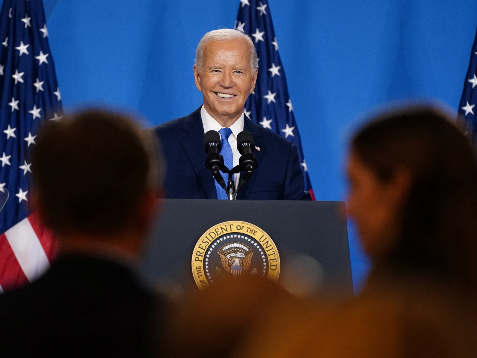 Mistakes and defiance from Biden at NATO news conference