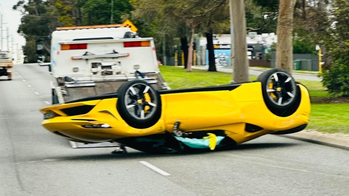 Ferrari Driver and Passenger Unharmed After Dramatic Crash in Australia