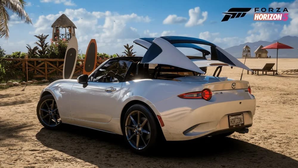 La desiderata 2022 Mazda MX-5 Miata RF arriva finalmente su Forza Horizon 5