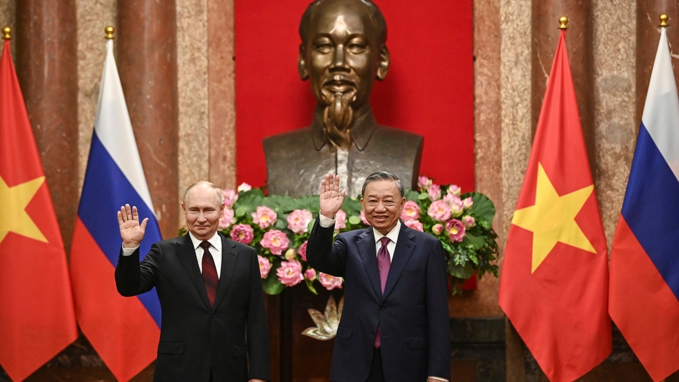 Putin signs numerous deals with Vietnam in a bid to shore up Russia's ties in Asia