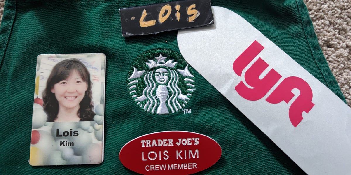 I got laid off from Google in my 50s and juggled 3 jobs at Trader Joe's, Lyft, and Starbucks. It was a humbling experience.