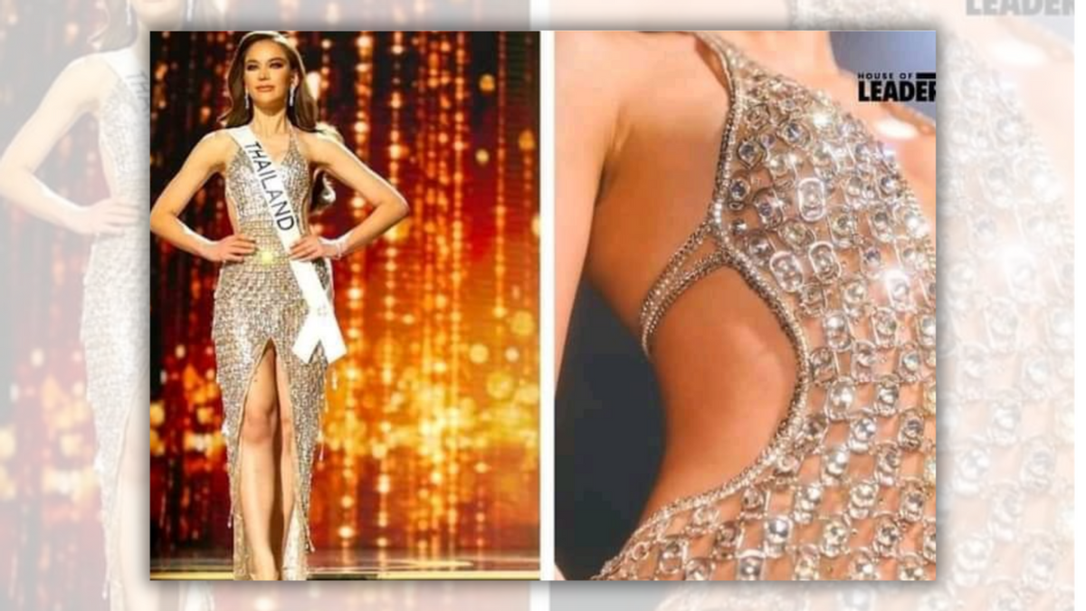 Miss Thailand Wore Dress Made of Soda Can Tabs To Honor Her Garbage-Collector Parents?