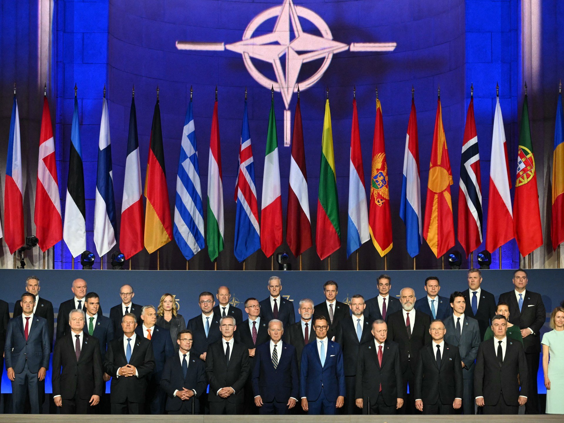 How much is each NATO country spending on its military in 2024?