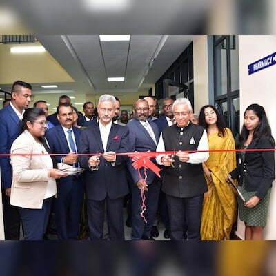 Jaishankar inaugurates first overseas Jan Aushadi Kendra in Mauritius