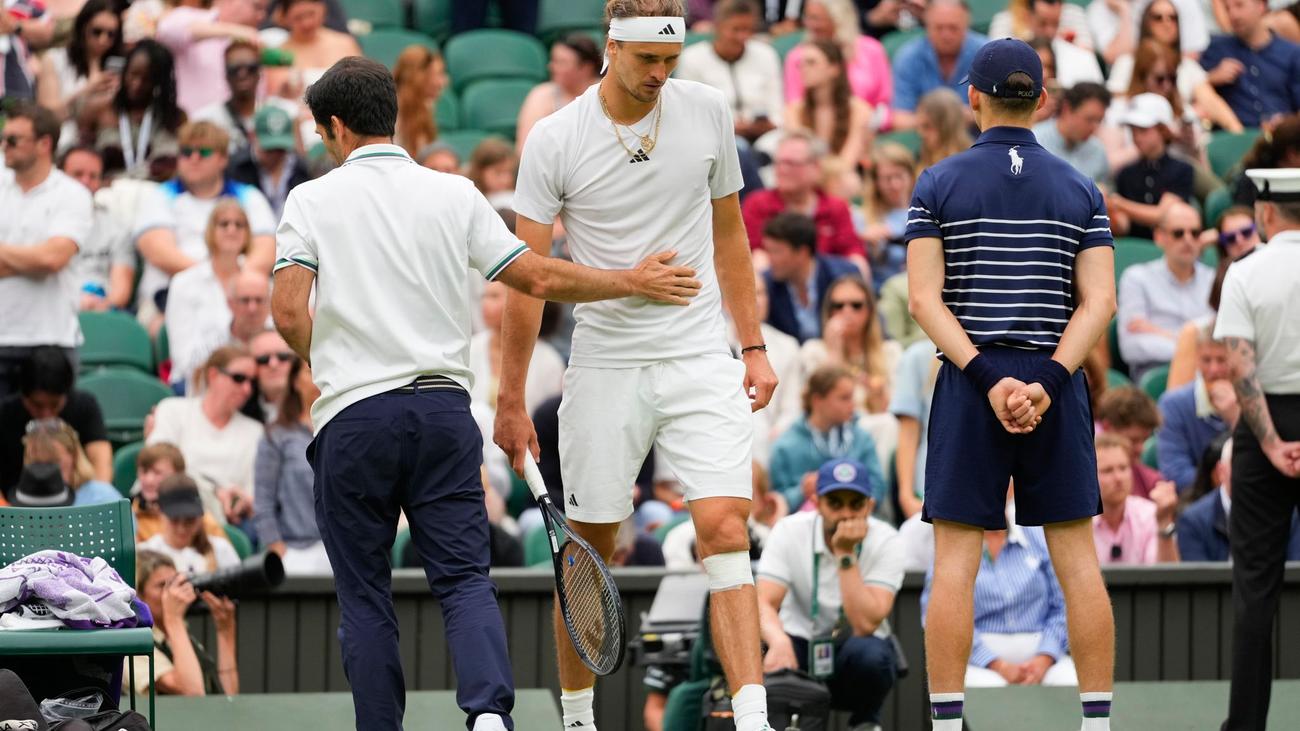 Tennis: Sorgen ums linke Knie - Wie fit ist Zverev in Wimbledon?