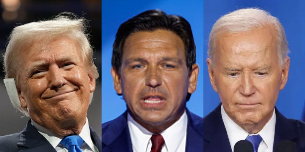 Ron DeSantis is kissing the Trump ring again, saying the US needs a strong commander, not 4 more years of a 'Weekend at Bernie's' presidency