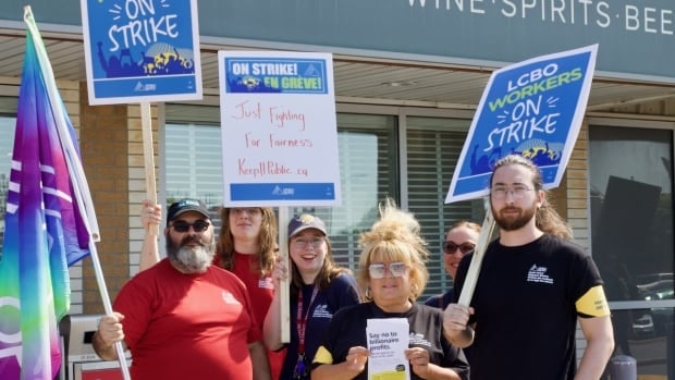 'They want to get rid of us': Striking LCBO workers make their feelings known