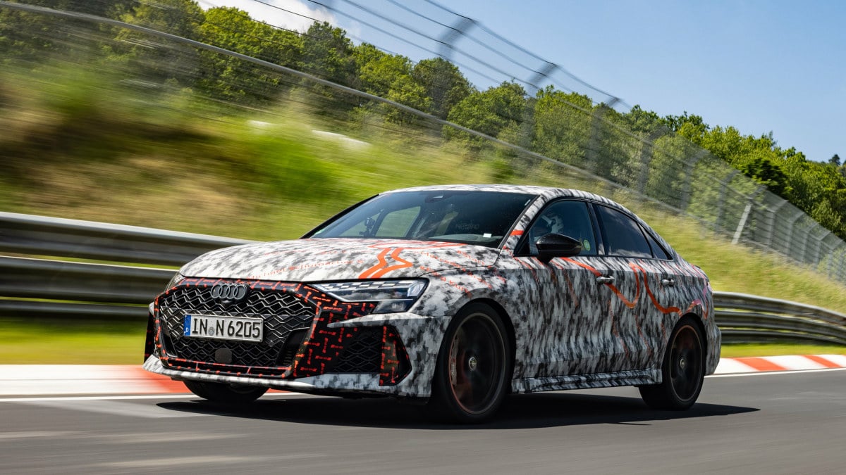 2025 Audi RS 3 sets new 'Ring lap record for compact cars