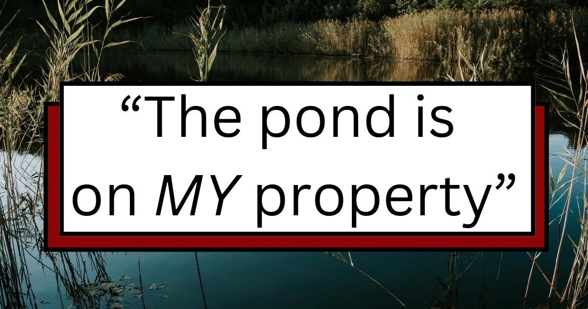 'Ok, if you like it, pay up $10K': Property owner drains a troublesome man-made pond on his land, neighborhood HOA complains, leading to a stalemate