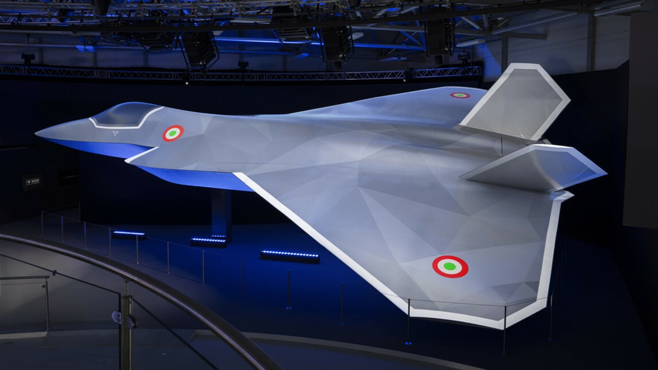 New Next Generation Combat Aircraft Conceptual Model Unveiled By GCAP Partner Nations