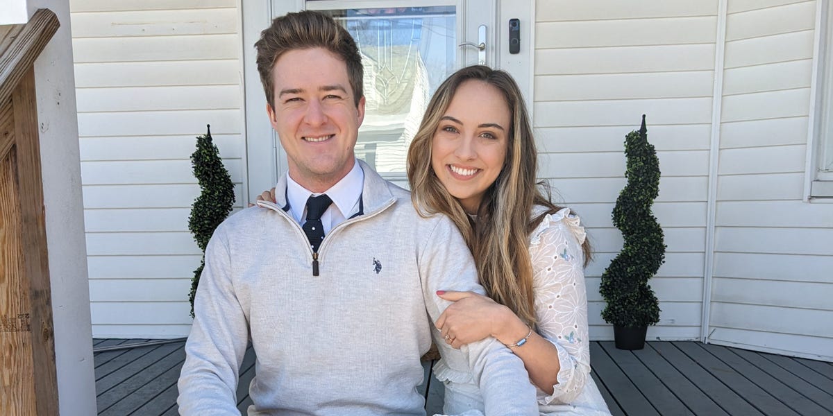 A New Hampshire couple who wants to retire by age 35 shares the 'house-hacking' strategy that's grown their net worth to over $800,000