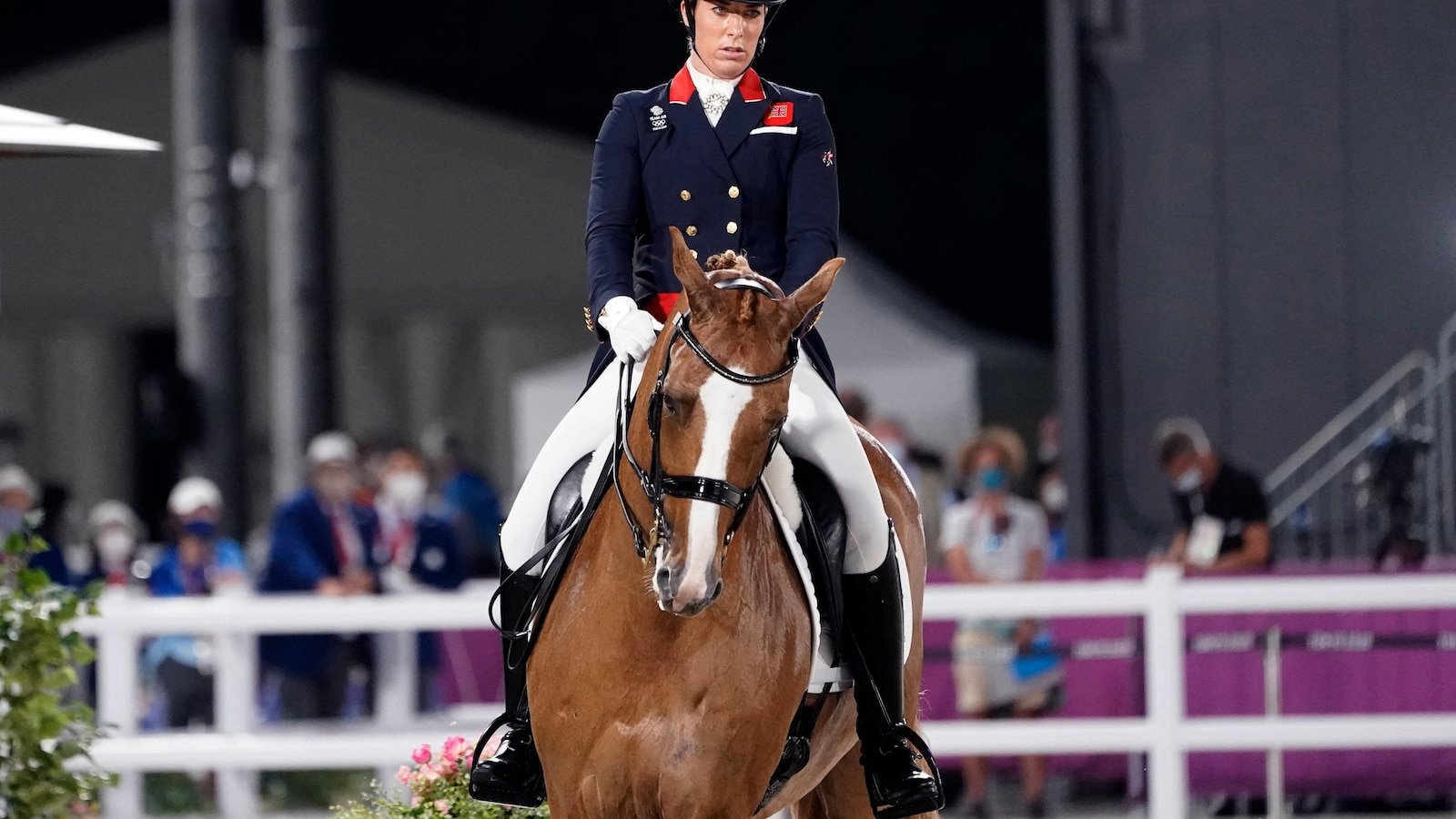 Olympic equestrian champion Charlotte Dujardin shown repeatedly whipping horse on video