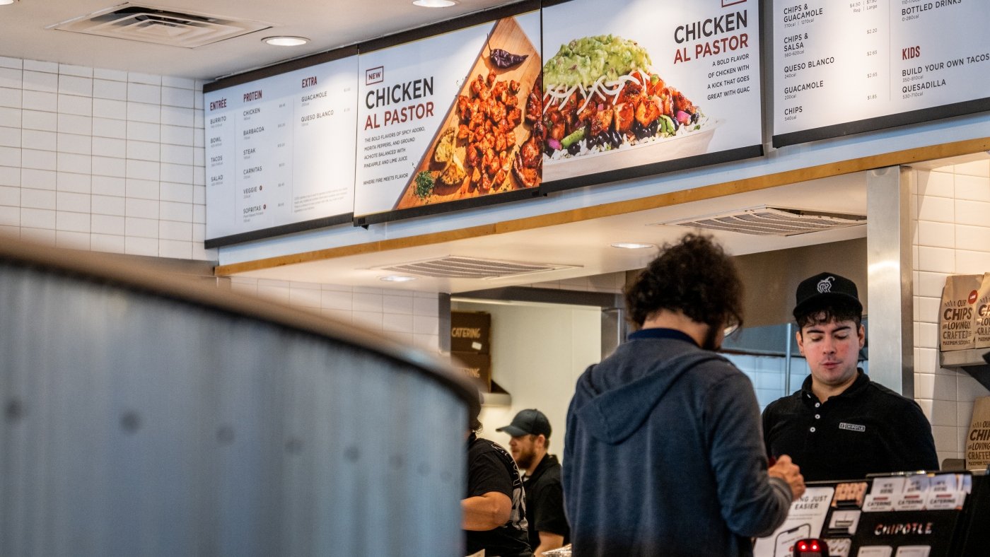Chipotle is 're-emphasizing generous portions' after social-media complaints