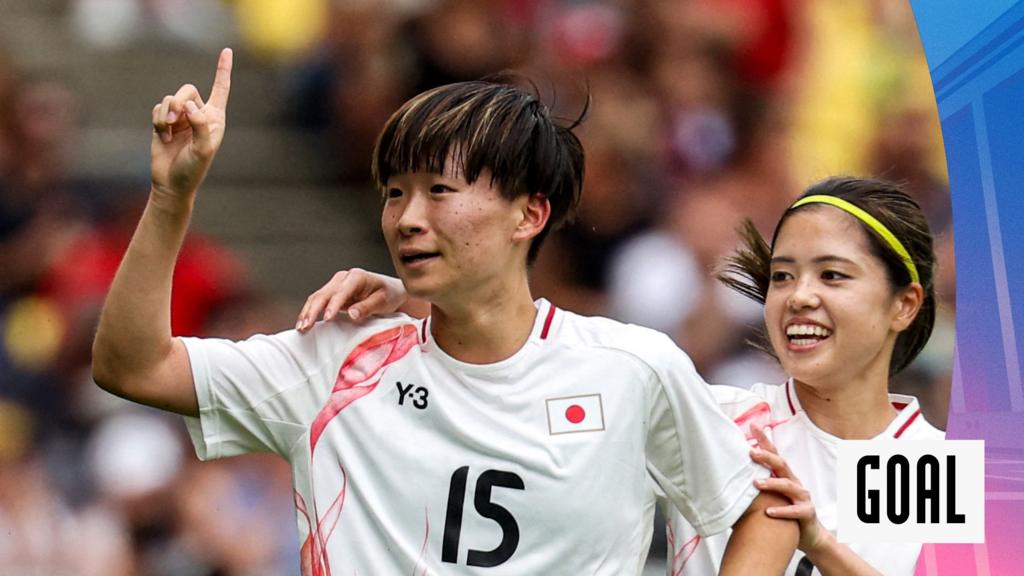 Japan score 'supreme' free-kick against world champions Spain