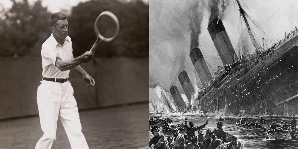 The incredible story of Richard Norris Williams, the American tennis player who survived the Titanic sinking and then won gold at the Olympics