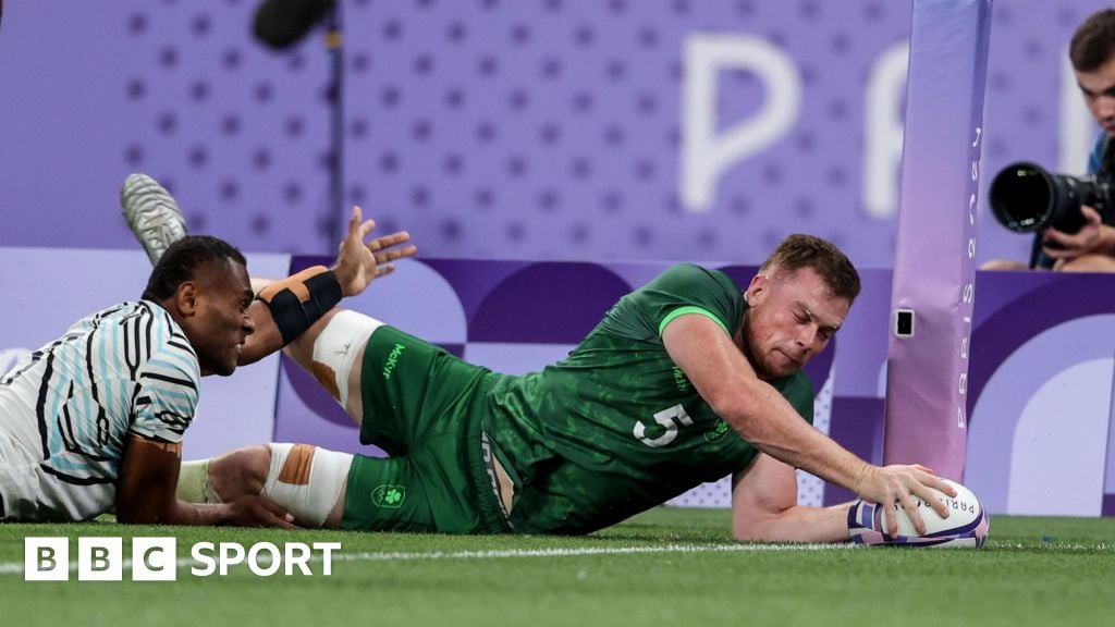Fiji come back to beat Ireland in Olympic quarter-final