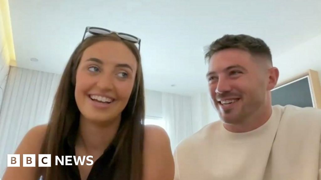 Couple's surprise after baby born early on holiday
