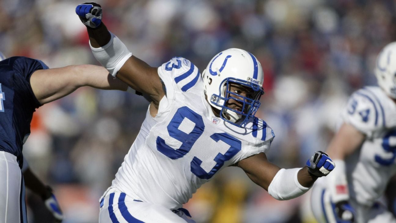 Ex-Colts pass-rusher Dwight Freeney put opponents in the spin cycle on his way to Canton