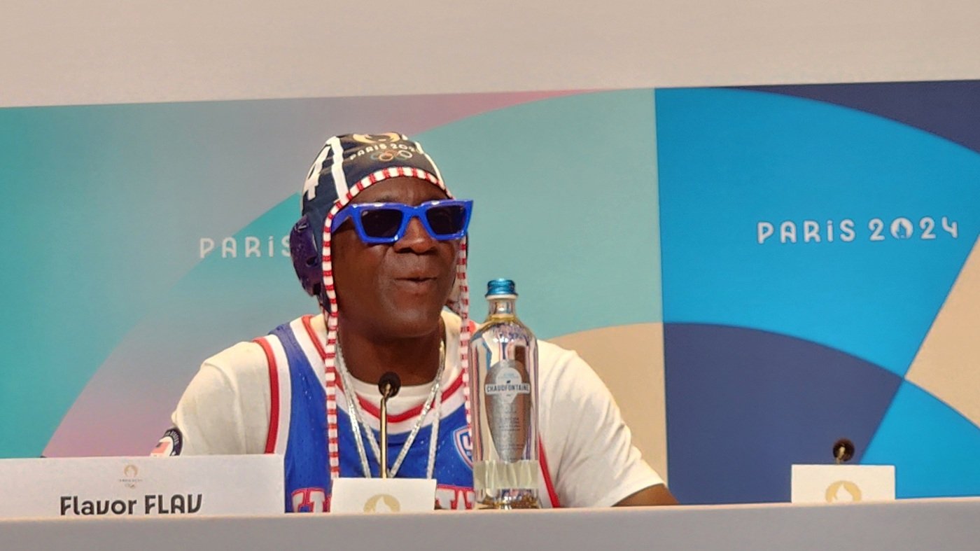 Flavor Flav hits Paris to boost his new passion: women's water polo