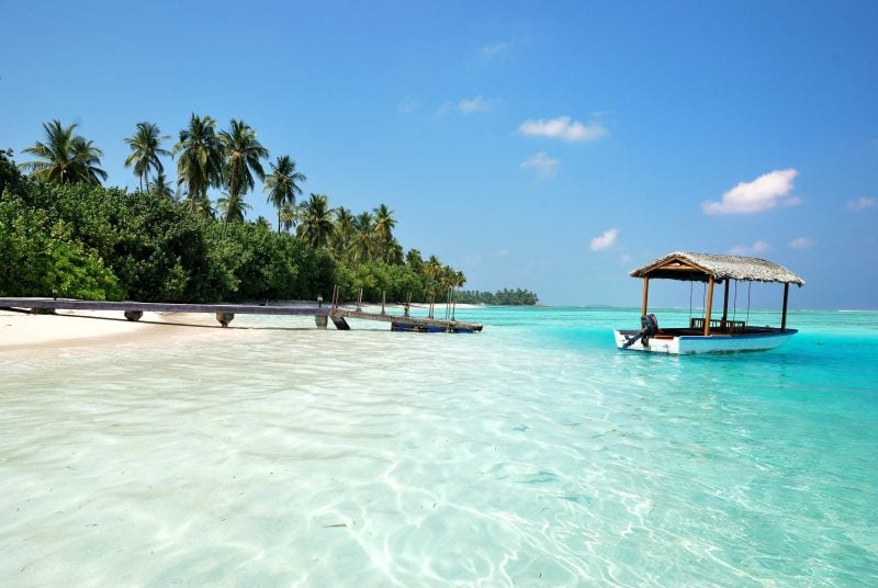B&B stay at beachfront 4* hotel in Maafushi, Maldives for $68/double