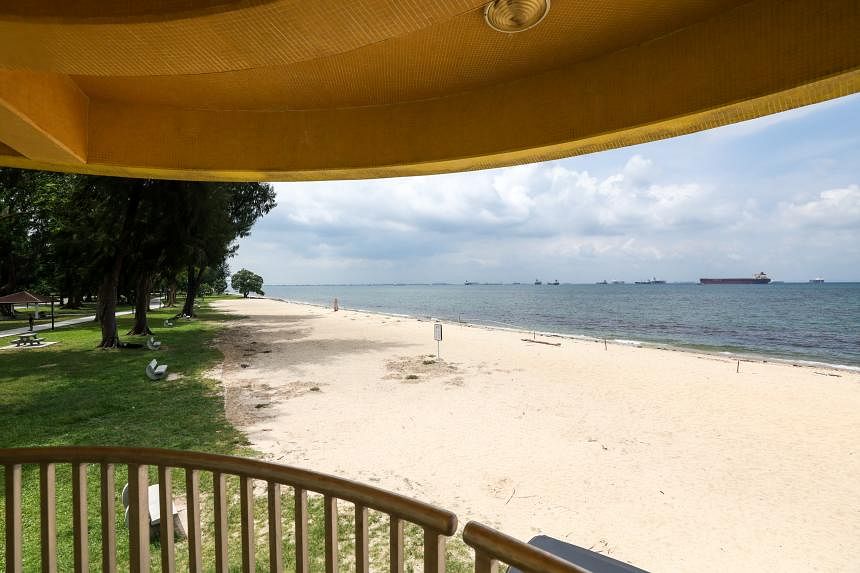 2 East Coast Park beach sections reopen for water sports after oil spill, swimming not advised
