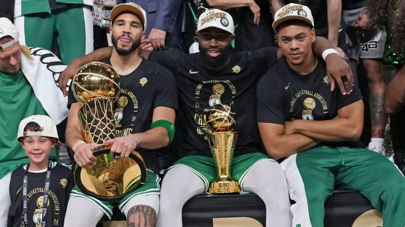 2024-25 NBA odds: Celtics favored to repeat