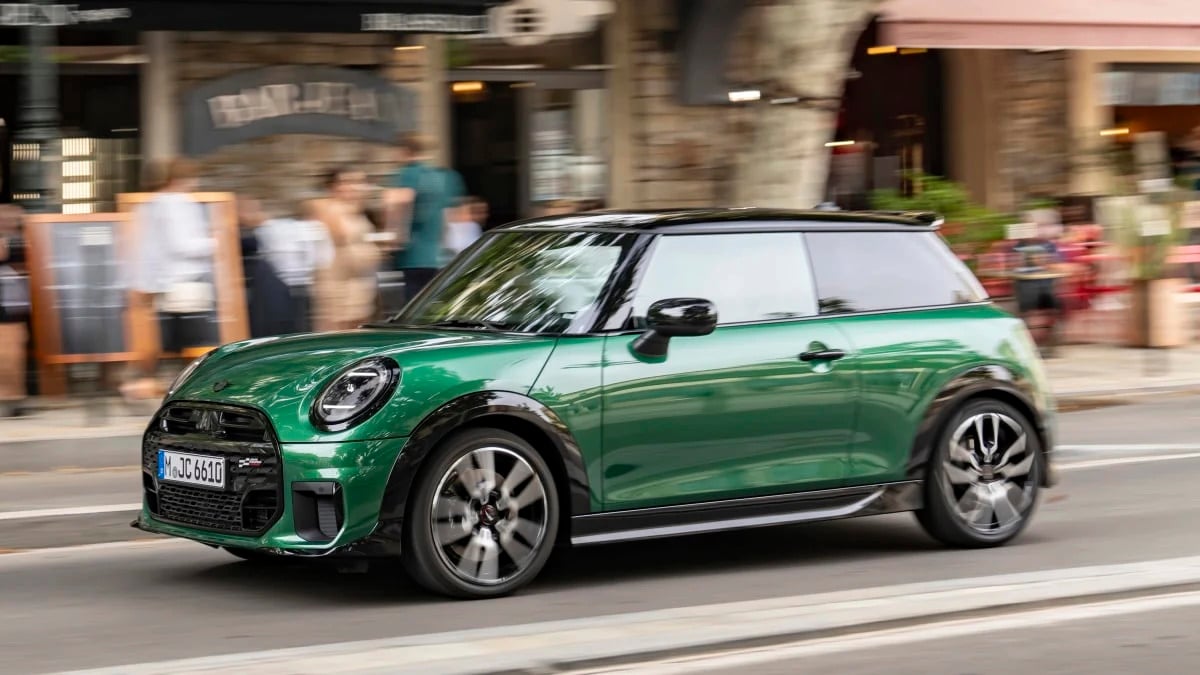 2025 Mini Cooper S JCW is racy dress-up for the gas-powered two-door