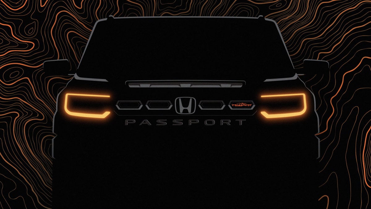 2026 Honda Passport Trailsport teased looking boxy and rugged