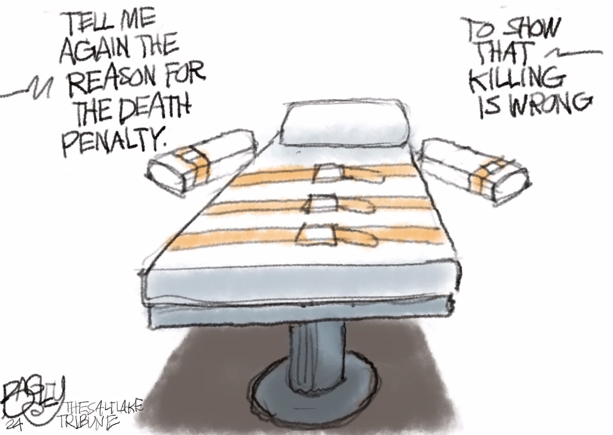 Bagley Cartoon: Death Watch