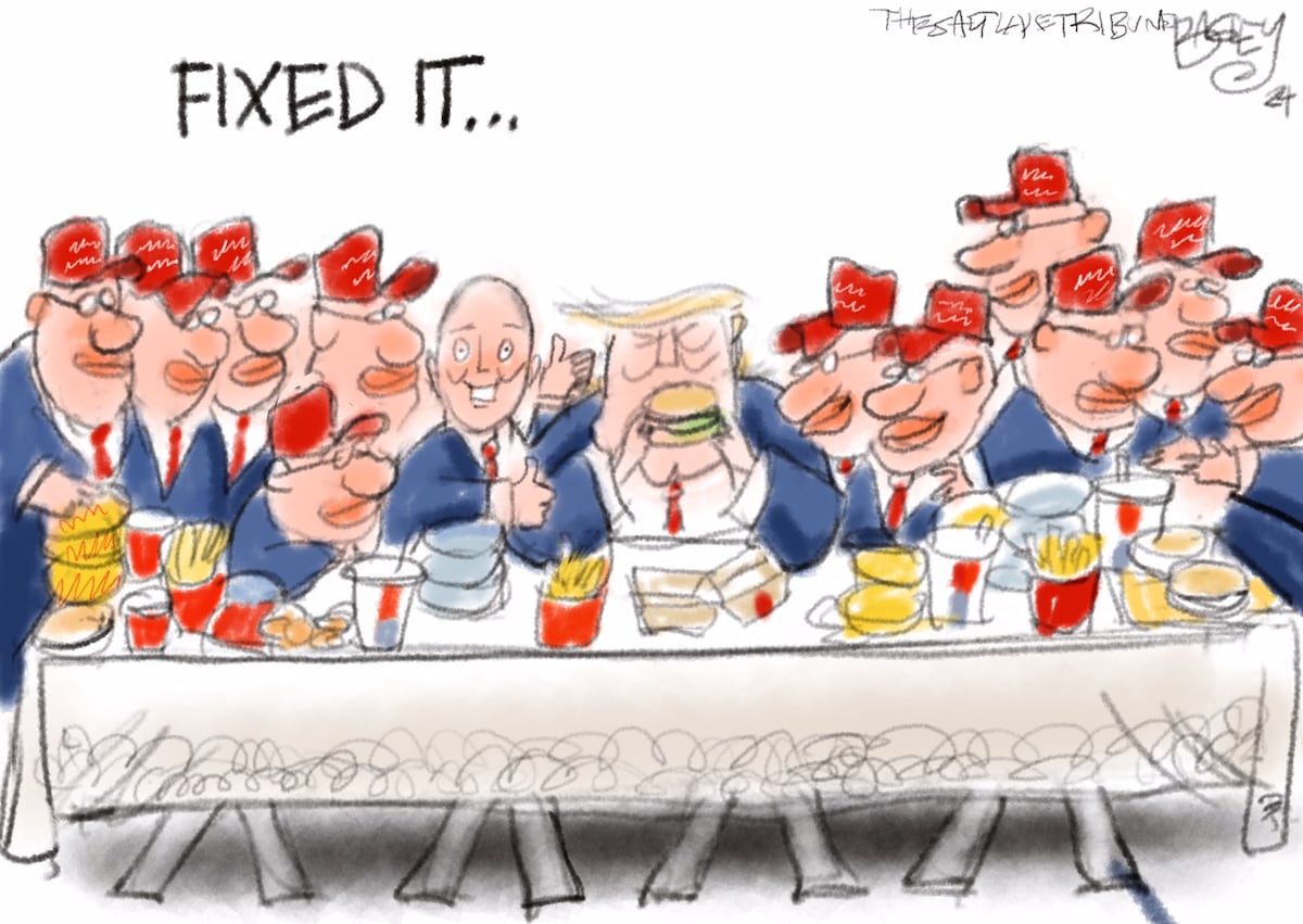 Bagley Cartoon: The Last Happy Meal