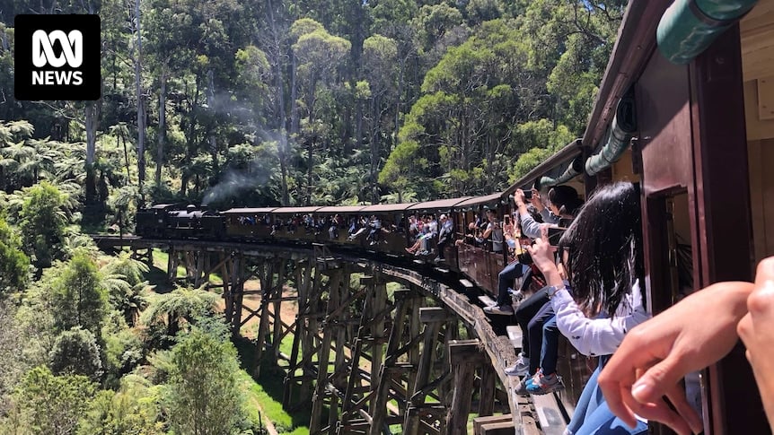 After a six-year ban, visitors to the iconic Puffing Billy railway can dangle their feet for the full journey