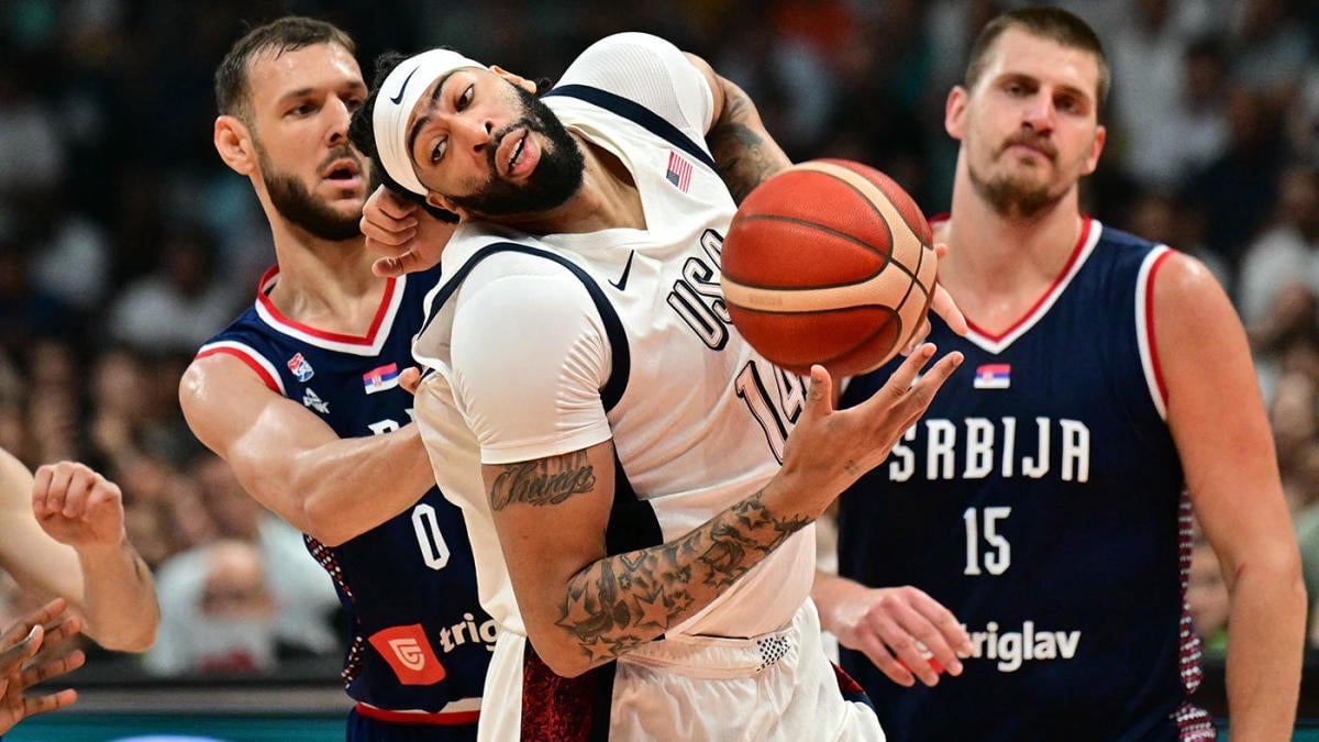  Anthony Davis continues to make case for starting spot over Joel Embiid as Team USA cruises to win over Serbia 