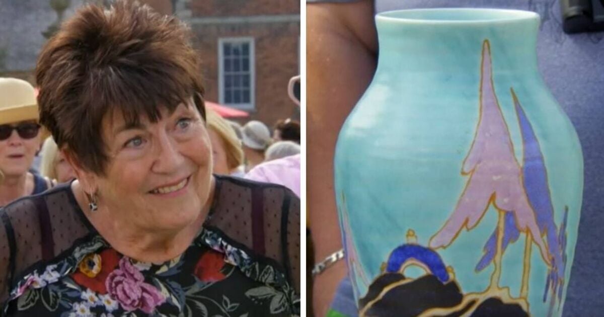Antiques Roadshow guest stutters at value of jumble sale vase bought with pocket money