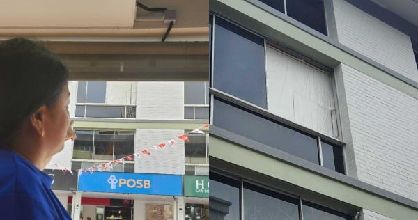 'Aunties were screaming': Window glass panel falls from Ang Mo Kio block, nearly hits 2 girls