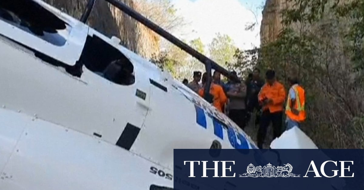 Aussie tourist survive after Bali helicopter crashes
